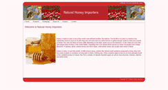 Desktop Screenshot of naturalhoneyimporters.com