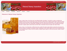 Tablet Screenshot of naturalhoneyimporters.com